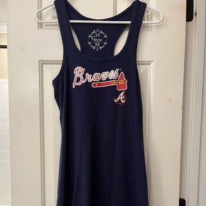 Atlanta Braves baseball tank dress